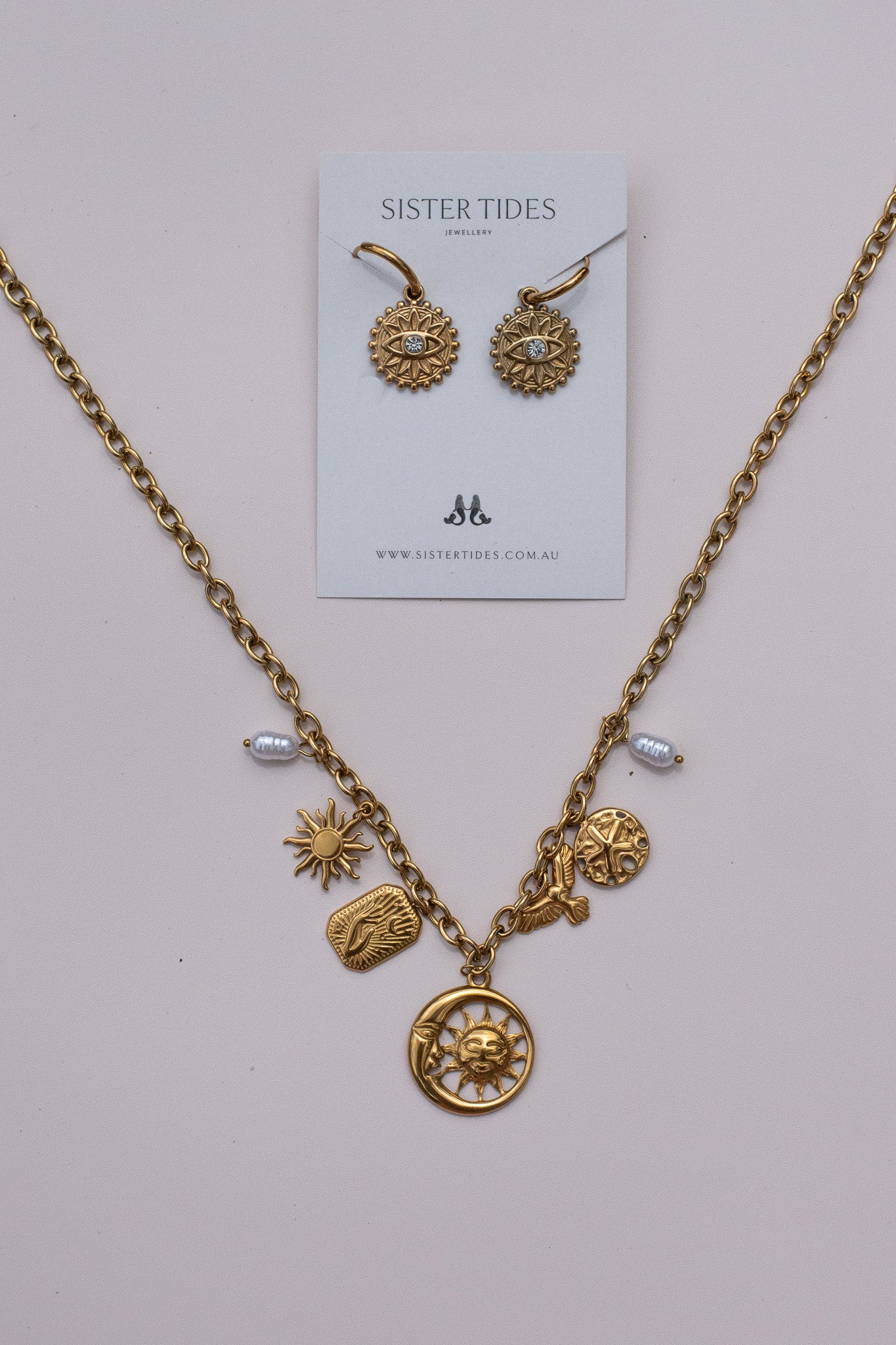 Golden Hour Charm Necklace