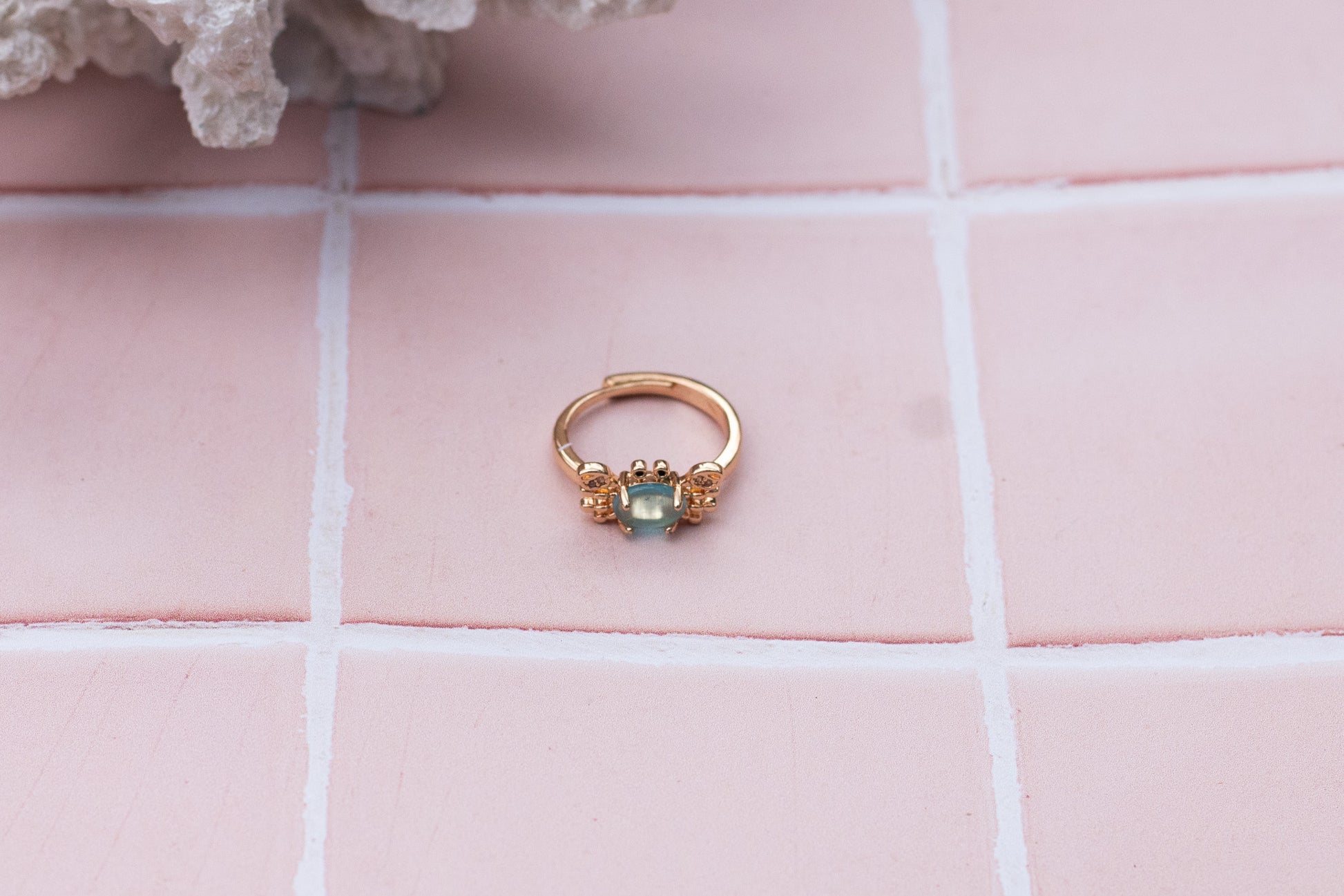 Blue Jewel Crab Ring